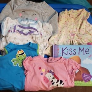 Bundle of 8pc.  0 mnth to 12 mnth onesies